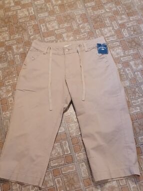 Riders by Lee Tan Cropped Drawstring Capris